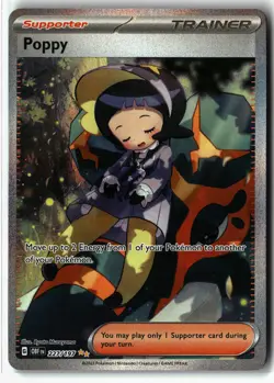 Poppy ⭐ 227/197 Holo Special Illustration Rare Obsidian Flames 2023 Pokemon NM - Image 1
