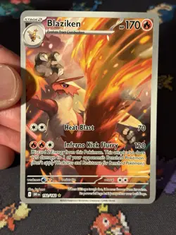 Pokemon Cards Blaziken 192/182 Illustration Rare Destined Rivals - (NM) - Image 2