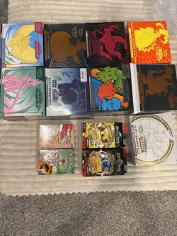 pokemon ETB SEALED LOT! 9 ETB’s, 2 vintage theme decks, 2 battle decks - Image 1