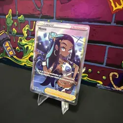 Pokemon Nessa Full Art Holo Card 183/185 SWSH04: Vivid Voltage NM Condition - Image 3