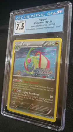 Flygon BW53 Staff Promo Boundaries Crossed Prerelease CGC 7.5 NM+ Pokemon TCG - Image 2