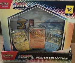 Pokemon Prismatic Evolutions Poster Collection Lot Of 6 with Display! - Image 1