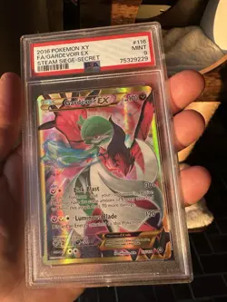 Pokemon 2016 XY Gardevoir EX Secret Rare Full Art Holo 116/114 Steam Siege PSA 9 - Image 3