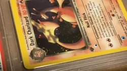 2000 Pokemon Team Rocket Dark Charizard Holo 1st Edition #4 PSA 9 Corner Swirl - Image 4