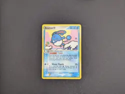 Pokemon TCG Azumarill Regular Uncommon EX Team Rocket Returns 1/109 - MP - Image 1