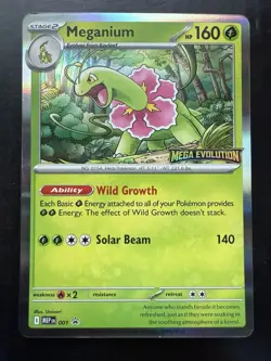 Pokemon Mega Evolution Stamped Pre-Release 001 002 003 004 Promo Set Holo MEP - Image 2