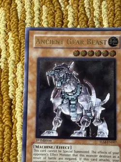 Konami Yu-Gi-Oh! Ancient Gear Beast TLM-EN007 & Desert Twister TAEV-EN034 1st E… - Image 4