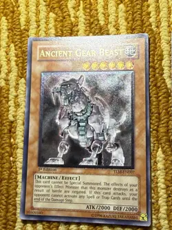 Konami Yu-Gi-Oh! Ancient Gear Beast TLM-EN007 & Desert Twister TAEV-EN034 1st E… - Image 5