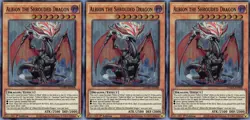 3x Albion the Shrouded Dragon | DAMA-EN008 | SR | 1st Ed | NM | YuGiOh - Image 1