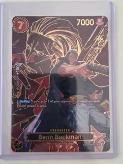 Benn.Beckman SP OP13 OP09-009 Carrying On His Will English One Piece TCG - Image 1