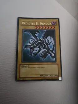 Red-Eyes Black Dragon SDJ-001 Yugioh Card - Image 1
