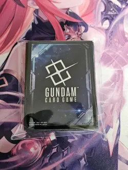 Gundam Card Game Official Card Sleeves (70) EX Space Black Bandai Card Fest - Image 1