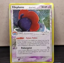 Pokemon Vileplume Holon Phantoms Holo Rare Card 17/110 HP90 Delta Species 2006 - Image 1