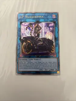 Yu-Gi-Oh I:P Masquerena Alt Art Quarter Century Secret Rare Card RA02-EN042 - Image 1