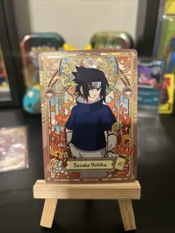 Sasuke Uchiha NARUTO NRSA01-SP-002L5 Naruto Kayou Card - ENGLISH - Heaven Scroll - Image 1