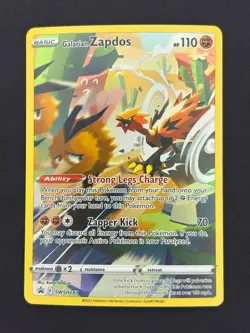 Galarian Zapdos SWSH283 - Black Star Promo - Lightly Played LP Pokemon Card - Image 1