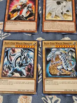 Seto Kaiba Blue-Eyes White Dragon + Burst Rule Stone Man (8 card set) Yugioh - Image 2