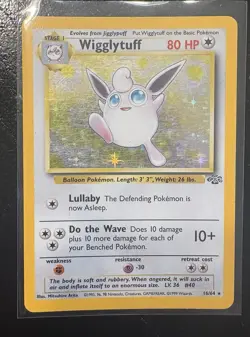 Lot Of 3 Vintage Jungle Pokemon Cards Mr Mime, Clefable, Wigglytuff WOTC - Image 3