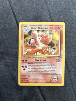 Pokemon TCG Blaine's Charmeleon Gym Challenge 31/132 1999 Vintage Card - Image 1