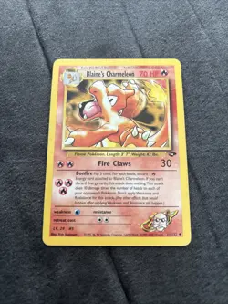 Pokemon TCG Blaine's Charmeleon Gym Challenge 31/132 1999 Vintage Card - Image 2
