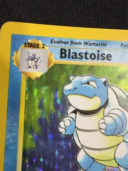 Pokemon Blastoise Base Set 2/102 Holo English 1999 TCG WOTC Card - MP - Image 2
