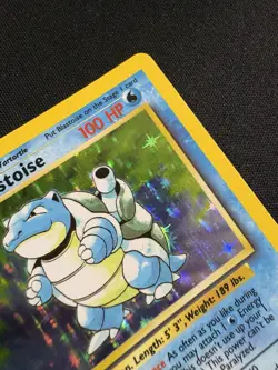 Pokemon Blastoise Base Set 2/102 Holo English 1999 TCG WOTC Card - MP - Image 5