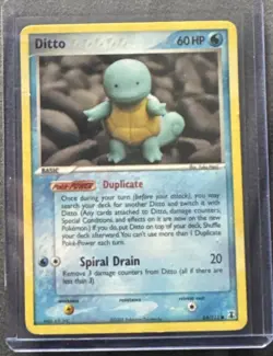 Ditto Squirtle 64/113 EX Delta Species Common Nintendo Pokemon Card - Image 1