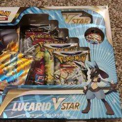 Pokemon Lucario VSTAR Premium Collection Box : New & Sealed : TCG Cards - Image 2