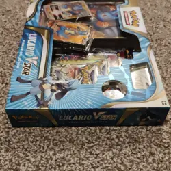 Pokemon Lucario VSTAR Premium Collection Box : New & Sealed : TCG Cards - Image 5