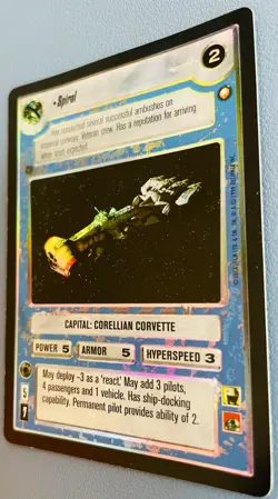 STAR WARS CCG - Spiral - Rare Foil Card - Reflections - Decipher Inc. 1999 - Image 3