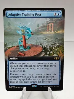 MTG - Adaptive Training Post (Extended Art) #58 - Commander: Tarkir: Dragonstorm - Image 1