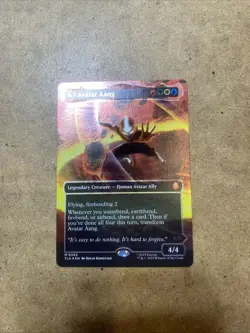 Avatar Aang (Raised Foil) Avatar: The Last Airbender Foil MTG Brand New Unused - Image 1