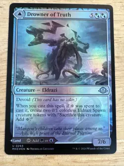 Mtg Drowner of Truth. Foil. Modern Horizons 3. Pack Fresh - Image 1