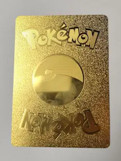 Pikachu VMax Gold Foil Premium Fan Art Pokemon Collector Card 044/185 G-Max NM/M - Image 2