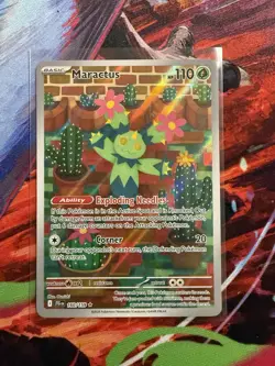 Pokemon TCG Journey Together: Maractus 160/159 Secret Illustration Rare Card NM - Image 1