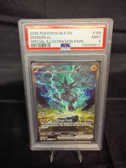 Pokemon EX English 166/086 Zekrom SIR PSA 9 Mint Black Bolt - Image 1