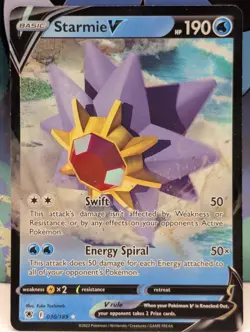Starmie V 30/189 Ultra Rare Astral Radiance Pokemon Card TCG NM - Image 1