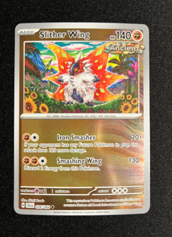 Slither Wing 026/064 Uncommon Reverse Holo Shrouded Fable Pokemon TCG - Image 1
