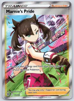 Marnie's Pride (Full Art) 171/172 (NM) - SWSH09: Brilliant Stars - Pokemon TCG - Image 1