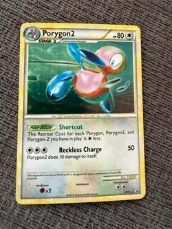 2010 Porygon2 Holo Pokemon HeartGold SoulSilver Black Star Promo HGSS23 - Image 1