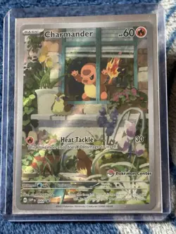 Pokemon TCG Charmander Obsidian Flames Pokemon Center Stamped - Image 4
