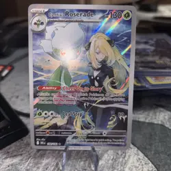 Pokemon TCG: Cynthia’s Roserade 184/182 Destined Rivals - Near Mint - Image 1