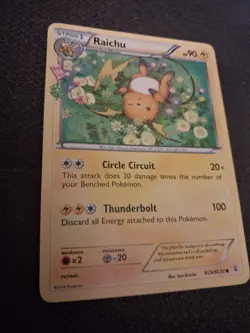 Pokemon TCG Raichu RC9/RC32 XY Generations Radiant Collection Nm - Image 3