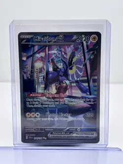 Pokemon 2023 Miraidon ex 244/198 – Scarlet & Violet Base Full Art – NM/Mint - Image 1