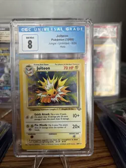 Pokemon Jolteon Holo CGC 8 1999 Jungle #4/64 NM/Mint - Image 1