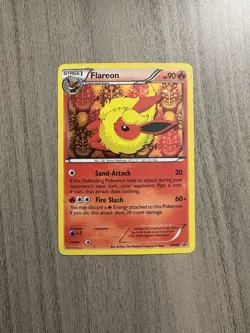 Pokemon Flareon BW88 - Black and White Holo - Black Star Promo MP - Image 1