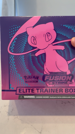 Pokemon Fusion Strike Elite Trainer Box English Mew TCG Sealed (Rip on the side) - Image 2