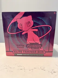 Pokemon Fusion Strike Elite Trainer Box English Mew TCG Sealed (Rip on the side) - Image 3