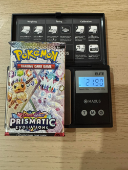 VERY HEAVY! GOD PACKUUU 21.90 Prismatic Evolutions Pokemon TCG Booster (SEALED) - Image 1