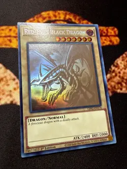 🔥YUGIOH • RED EYES BLACK DRAGON • GHOST RARE • GFP2-EN176 • 1st EDITION • NM🔥 - Image 4